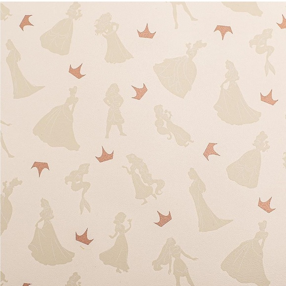 NWOT Disney Ultimate Princess All Over Print Sequin Loungefly Mini Backpack - Picture 5 of 6